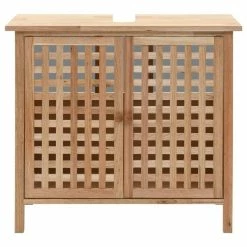 VIDAXL Armoire Pour Lavabo Bois De Noyer Massif 66 X 29 X 61 Cm 8 VIDAXL Armoire Pour Lavabo Bois De Noyer Massif 66 X 29 X 61 Cm -Paris Prix boutique B2CD 477