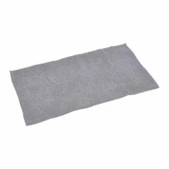Paris Prix boutique 5 Paris Prix Tapis De Bain Microfibre Sweety 45x75cm Gris Clair