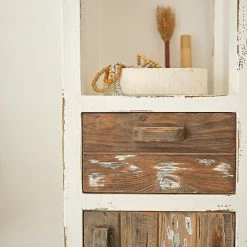 BOIS DESSUS BOIS DESSOUS Colonne De Salle De Bain En Pin Recyclé Massif -Paris Prix boutique B2CD 521