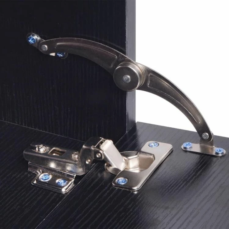 VIDAXL 8 Pieces De Mobilier De Salle De Bain Et Lavabo Noir 4 VIDAXL 8 Pieces De Mobilier De Salle De Bain Et Lavabo Noir – Image 4