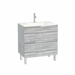 Aurlane Pack Meuble De Salle De Bain 80x50 Cm Chêne Gris-blanc - 2 Tiroirs - Vasque En Verre Blanc 7 Aurlane Pack Meuble De Salle De Bain 80x50 Cm Chêne Gris-blanc - 2 Tiroirs - Vasque En Verre Blanc -Paris Prix boutique B2CD 684
