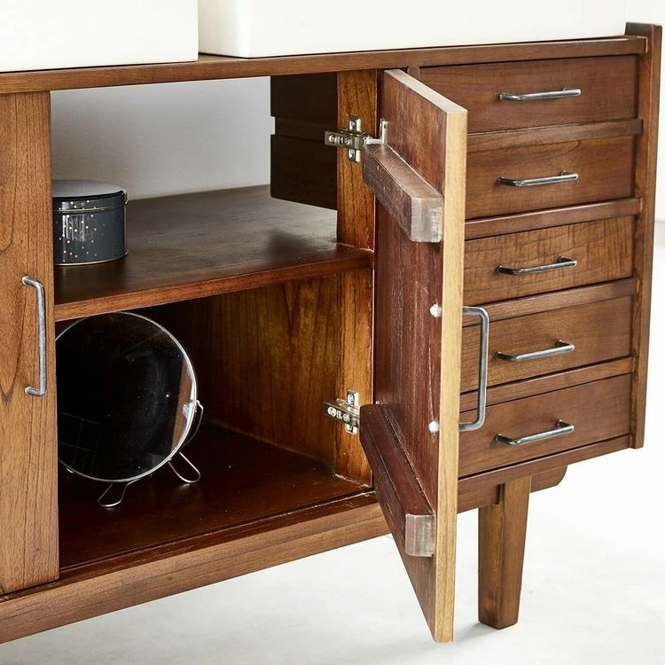 BOIS DESSUS BOIS DESSOUS Meuble Double Vasque En Mindi Massif 135 Cm 6 BOIS DESSUS BOIS DESSOUS Meuble Double Vasque En Mindi Massif 135 Cm – Image 6