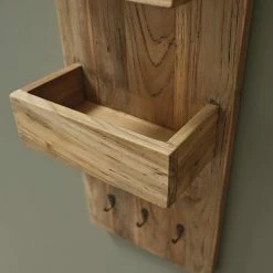 BOIS DESSUS BOIS DESSOUS Etagère Murale En Teck Recyclé Massif 10 BOIS DESSUS BOIS DESSOUS Etagère Murale En Teck Recyclé Massif -Paris Prix boutique B2CD 823