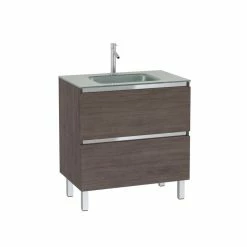 Aurlane Pack Meuble De Salle De Bain 80x50 Cm Graphite - 2 Tiroirs - Vasque En Argent 7 Aurlane Pack Meuble De Salle De Bain 80x50 Cm Graphite - 2 Tiroirs - Vasque En Argent -Paris Prix boutique B2CD 862