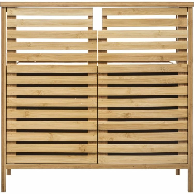 Instant D'O Meuble Sous Lavabo En Bambou Sicela - 60 X H. 58,5 Cm - Marron 2 Instant D'O Meuble Sous Lavabo En Bambou Sicela - 60 X H. 58,5 Cm - Marron – Image 2