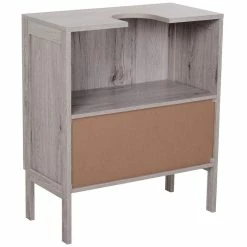 HOMCOM Meuble Salle De Bain - Meuble Sous-vasque - Placard 2 Portes Avec étagère - Dim. 60L X 30l X 70H Cm - MDF Imitation Bois Gris 10 HOMCOM Meuble Salle De Bain - Meuble Sous-vasque - Placard 2 Portes Avec étagère - Dim. 60L X 30l X 70H Cm - MDF Imitation Bois Gris -Paris Prix boutique B2CD 927