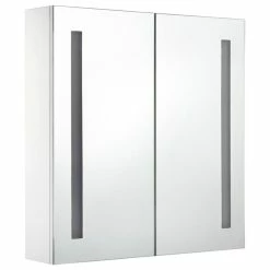 VIDAXL Armoire De Salle De Bain A Miroir LED 60x14x62 Cm -Paris Prix boutique B2CD 943