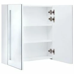 VIDAXL Armoire De Salle De Bain A Miroir LED 60x14x62 Cm -Paris Prix boutique B2CD 944