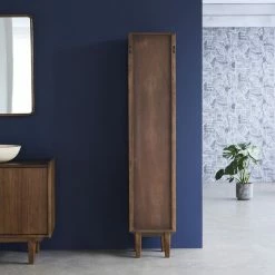 BOIS DESSUS BOIS DESSOUS Colonne De Salle De Bain En Mindi Massif Finition Noyer 10 BOIS DESSUS BOIS DESSOUS Colonne De Salle De Bain En Mindi Massif Finition Noyer -Paris Prix boutique B2CD 968