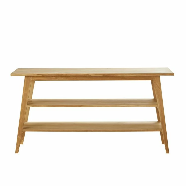 BOIS DESSUS BOIS DESSOUS Meuble Double Vasque En Teck Massif 160 Cm 2 BOIS DESSUS BOIS DESSOUS Meuble Double Vasque En Teck Massif 160 Cm – Image 2