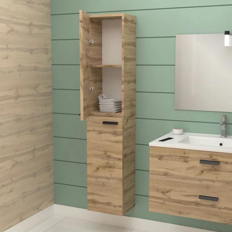 Aurlane Colonne De Douche En Mélaminé Décor Bois 25x30x150cm - BOX-IN Column 3 Aurlane Colonne De Douche En Mélaminé Décor Bois 25x30x150cm - BOX-IN Column – Image 3